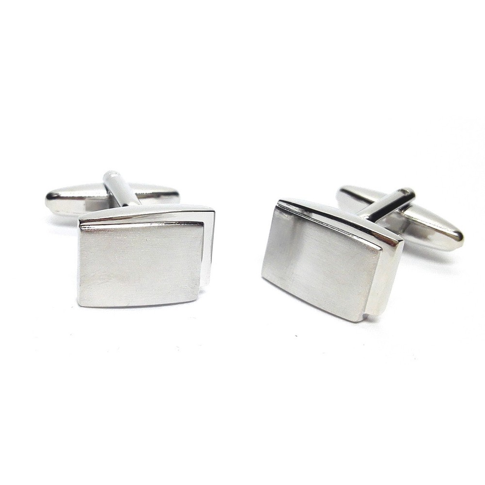 Metal Brushed Classic Cufflinks X2PSF221