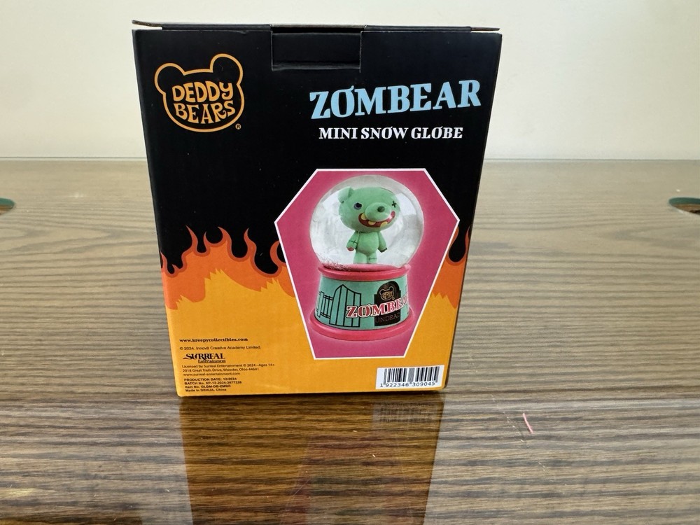 Deddy Bears Zombiebear Mini Snow Globe