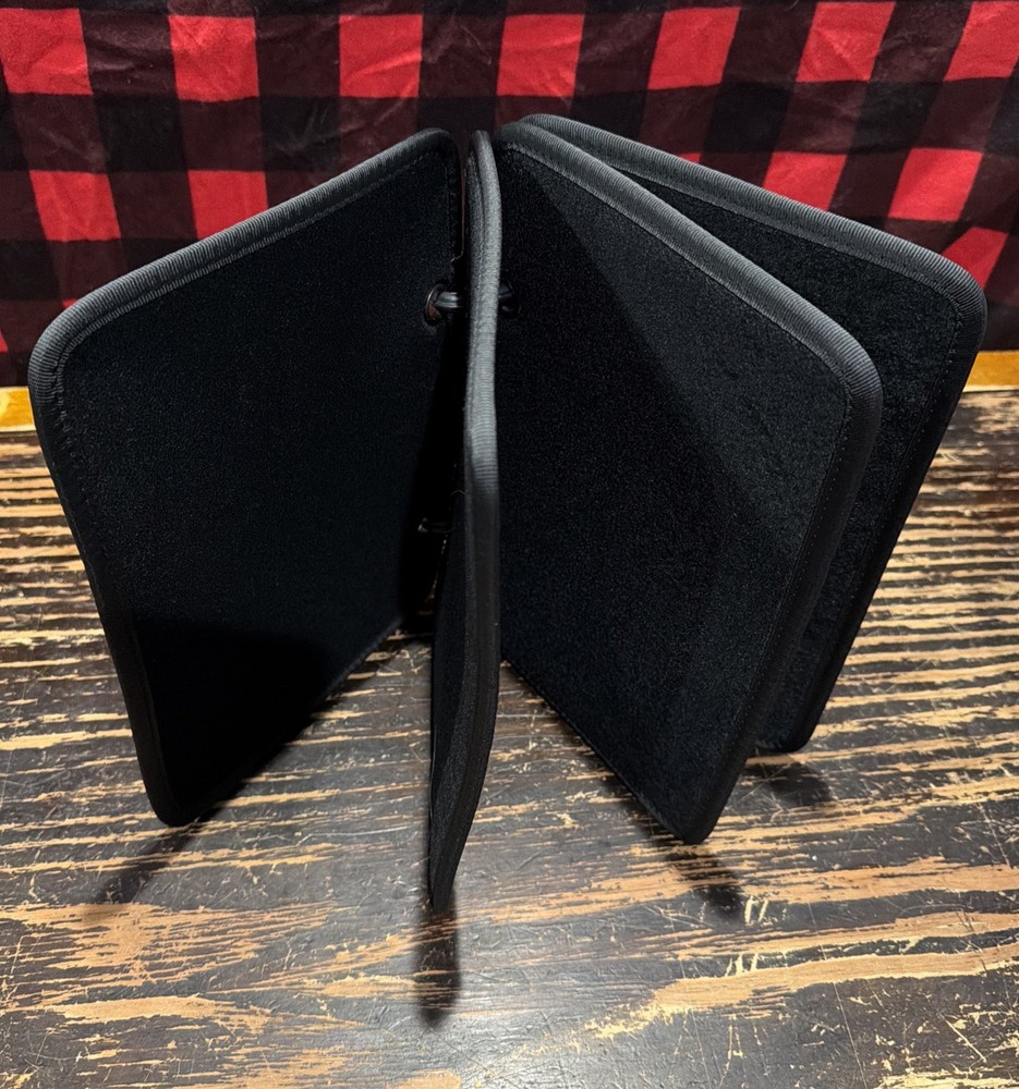 Flip-Page Patch Book Hook and Loop Patch Organizer with Grimlocs