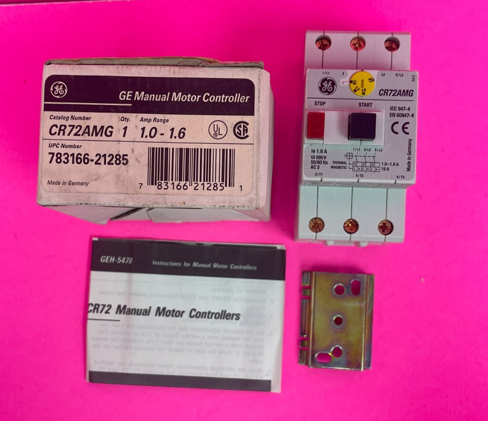 GE CR72AMG Controller 1.0-1.6 Amp Range Starter
