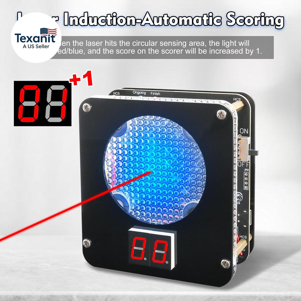 DIY Light-Sensitive Electronic Shooting Target Kit | Soldering Project with Digi
