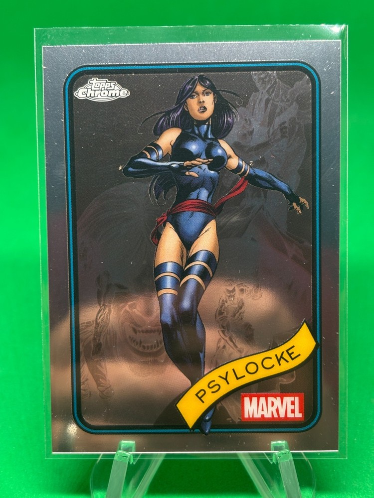 Psylocke Base Card 2025 Topps Marvel Comics Chrome #135