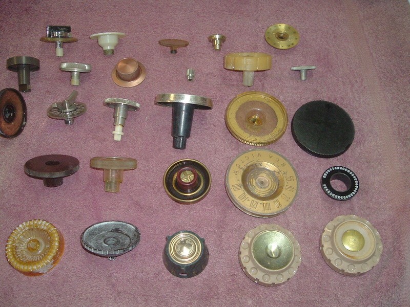 Over 50 Vintage Television TV Channel Knobs Dials Buttons Selectors 50s 60s 70s