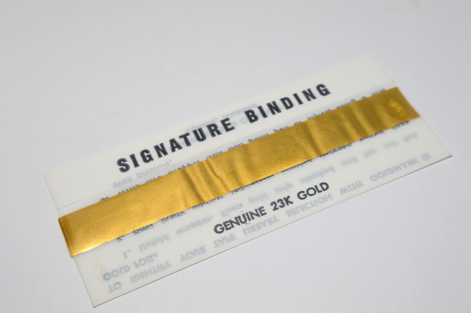 GENUINE 23K GOLD SIGANTURE BINDING SHEET FOIL CRAFT