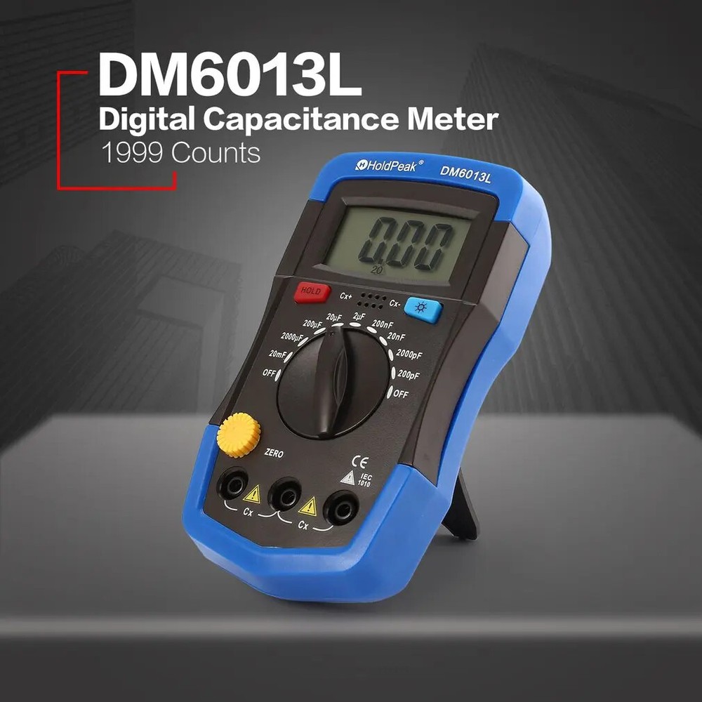 DM6013L Digital Special Capacitance Teste Digital Capacitance Meter 0-20mF HP36D