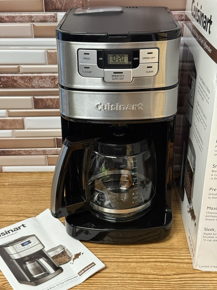 Cuisinart DGB-400 Automatic Grind & Brew Coffeemaker - NEW/OPEN BOX - TESTED
