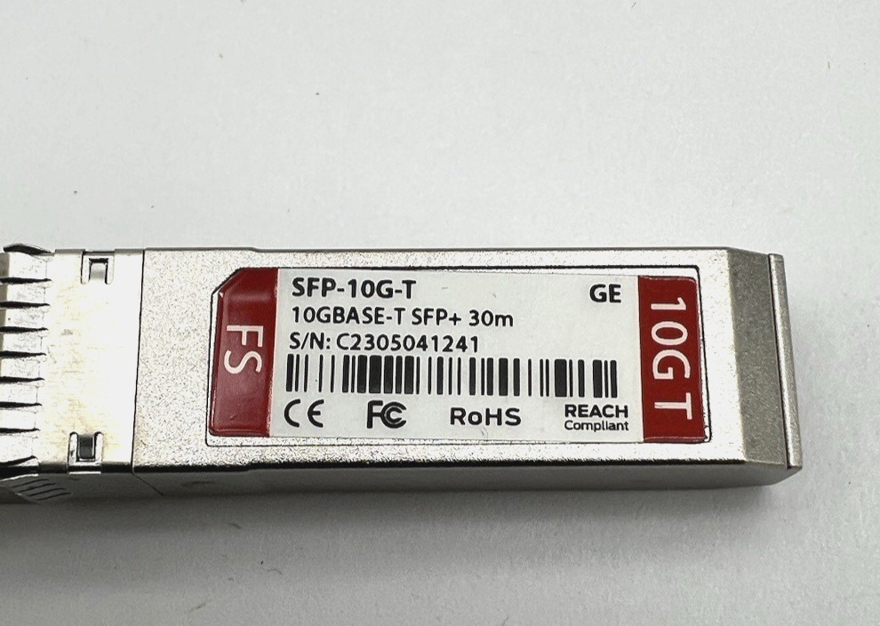 Cisco SFP-10G-T Compatible 10GBASE-T SFP+ Copper RJ-45 30m Transceiver