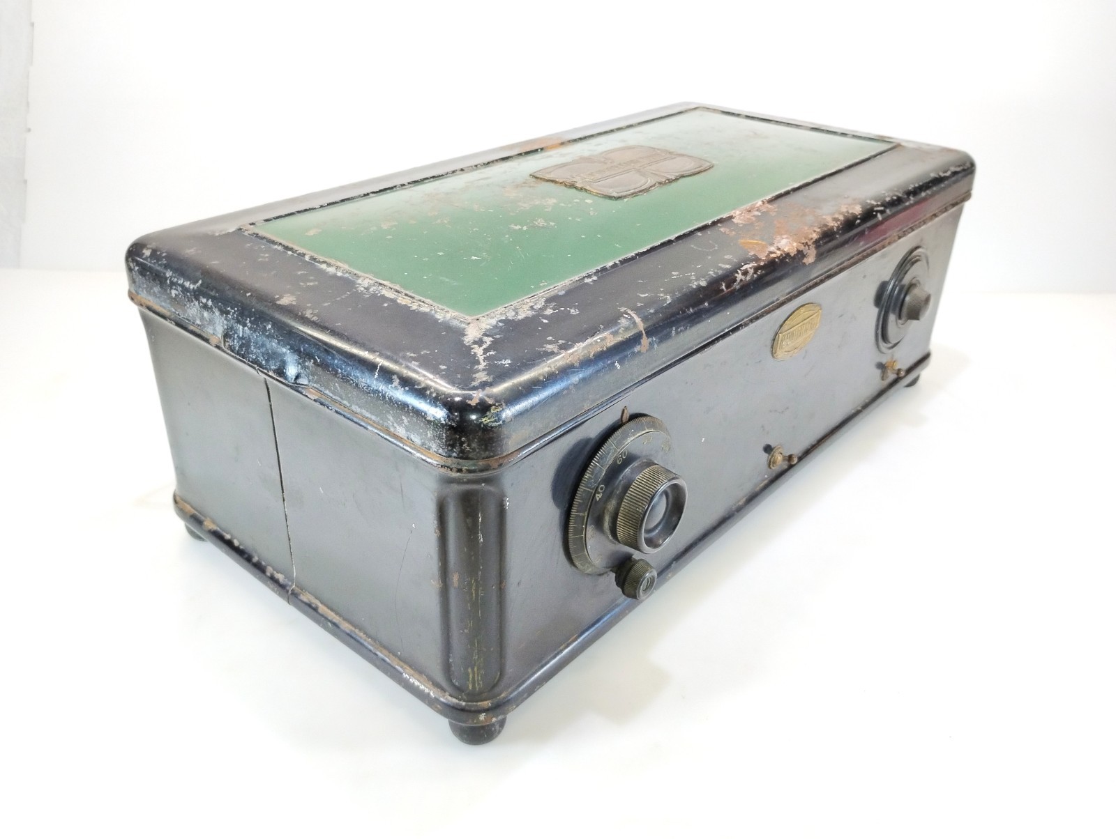 Antique Atwater Kent Model 47 Tube Radio Metal Case Untested Parts Repair