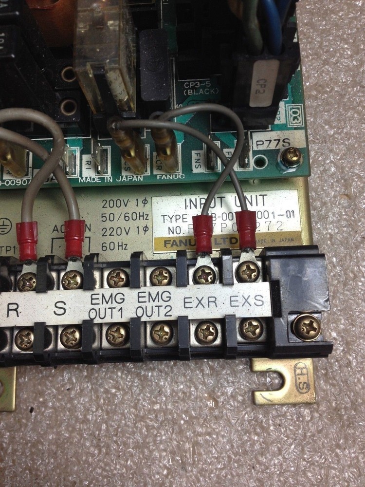 FANUC A14B-0076-B001-10 INPUT MODULE FOR SERVO AMPLIFIER