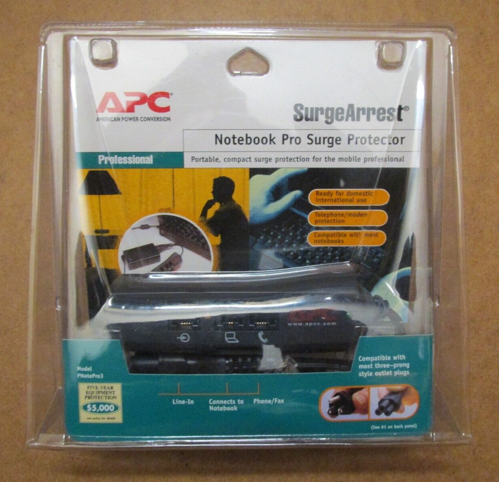 APC SurgeArrest Notebok Pro Surge Protector PNote Pro 3