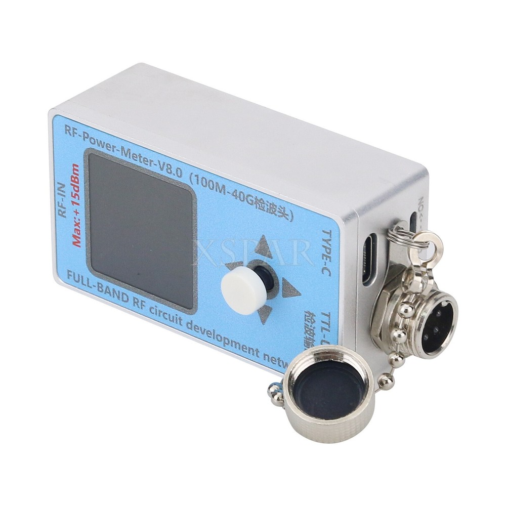 RF-Power-Meter-V8.0 40GHz Microwave Meter TFT Display Screen with Type-C Cable