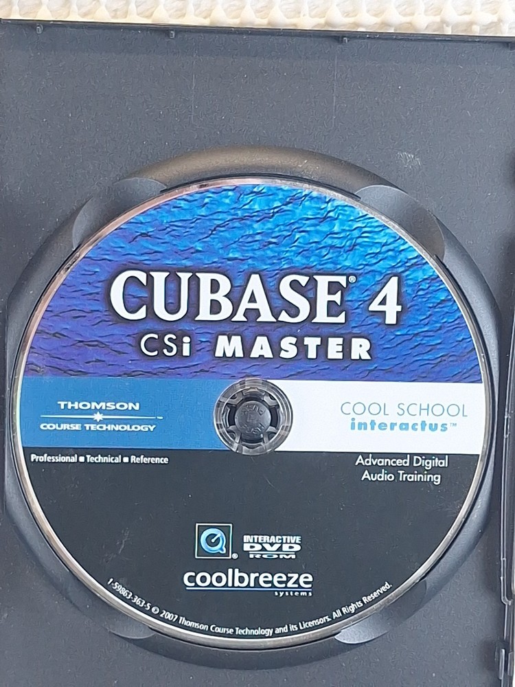 Cubase 4 CSi Master Advanced Digital Audio Workstation Training Interactive CD
