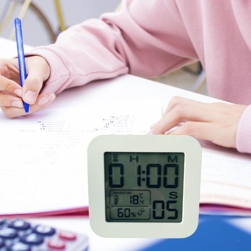 Thermometer Hygrometer White Hygrometer Easy to Read Multifunctional
