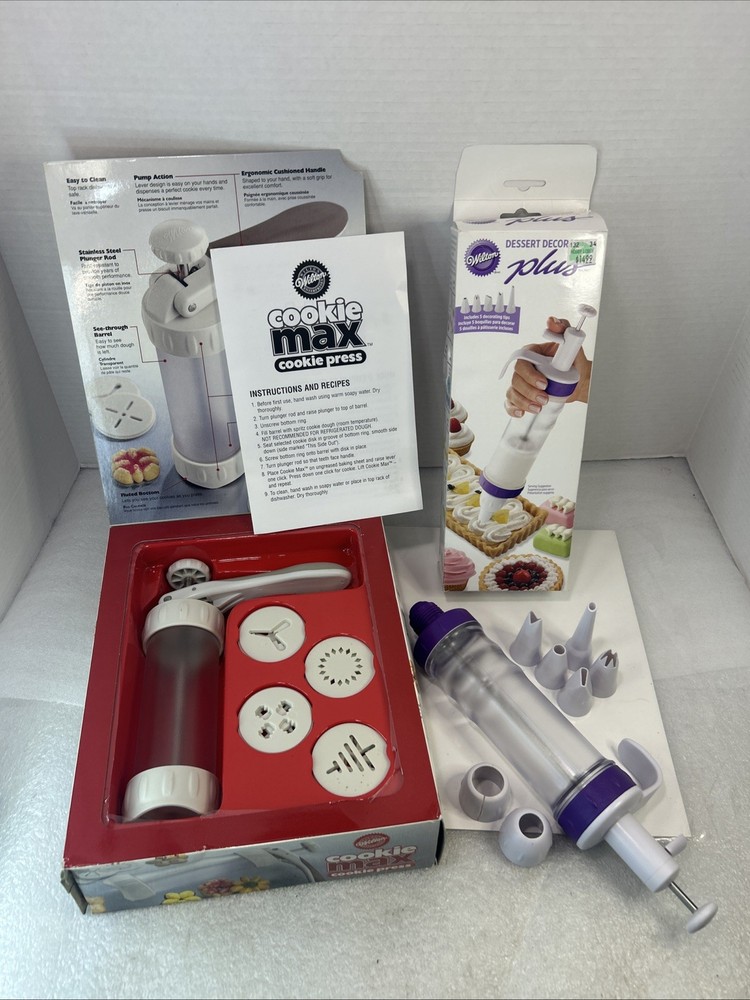 Wilton Cookie Max Cookie Press And Dessert Decorator Plus Read