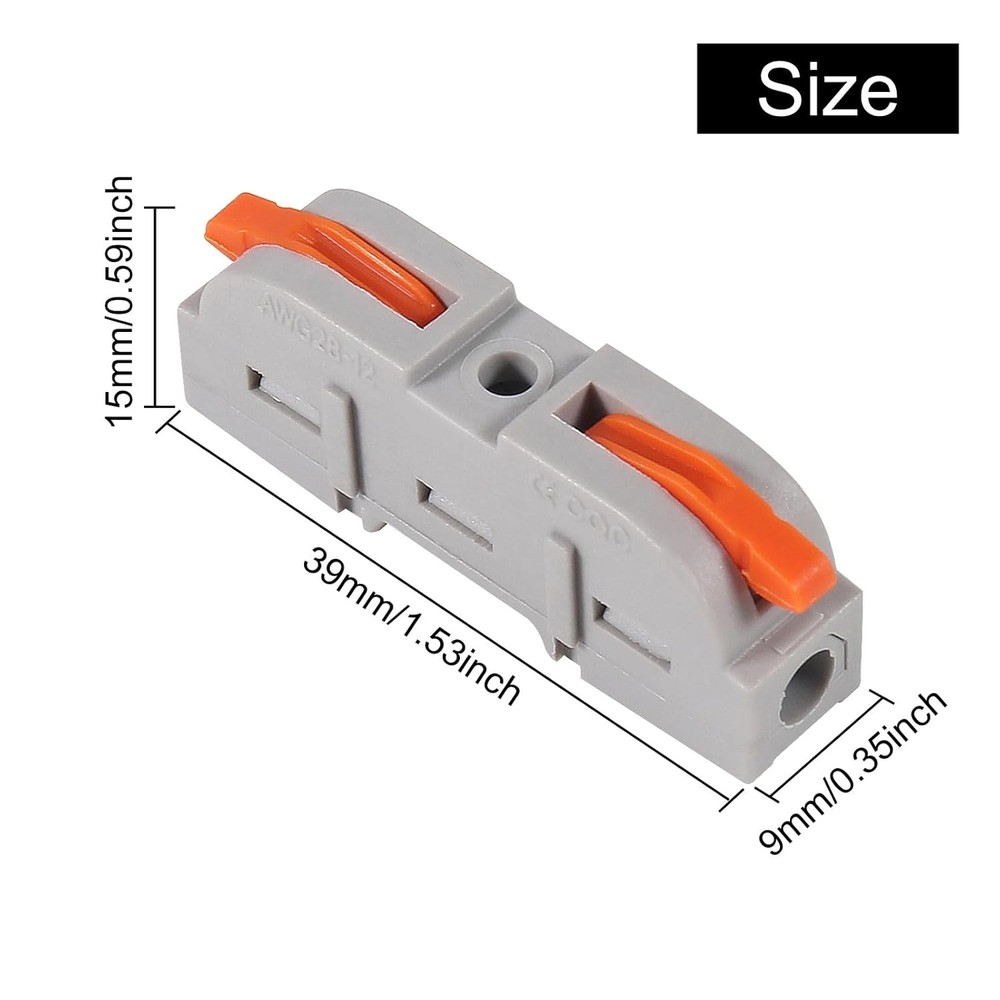 30Pcs Quick Connect Electrical Splicing Wire Connectors Kit Lever Wire Connector