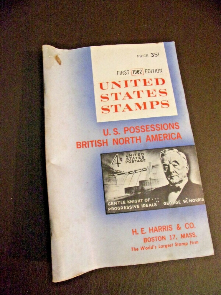 United States Stamps 1962 First Edition Pamphlet H.E. Harris