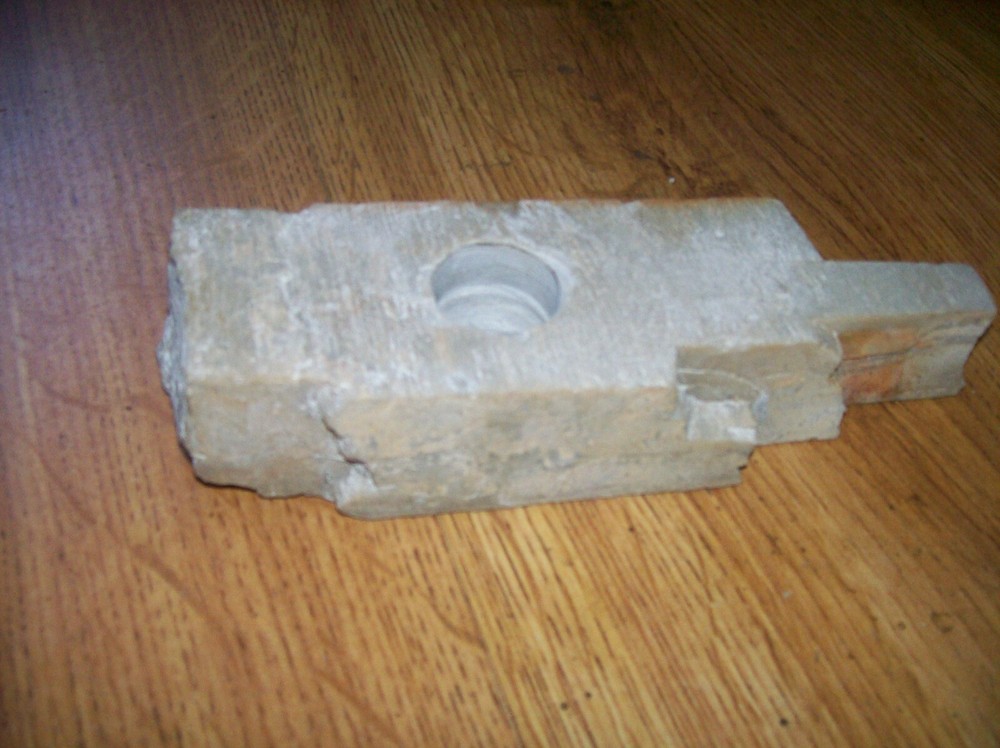 Natural stone candle holder
