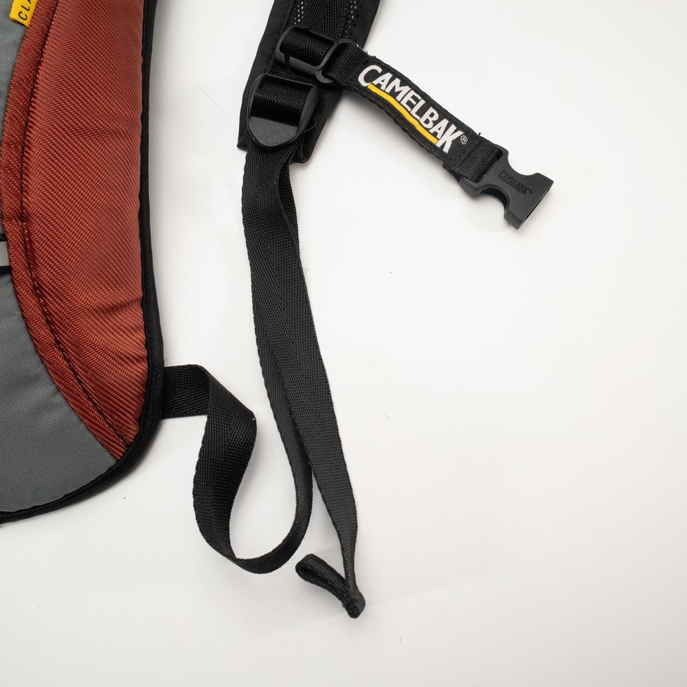 CamelBak Classic Hydration Backpack Gray Rust Hiking Outdoor Pack No Bladder