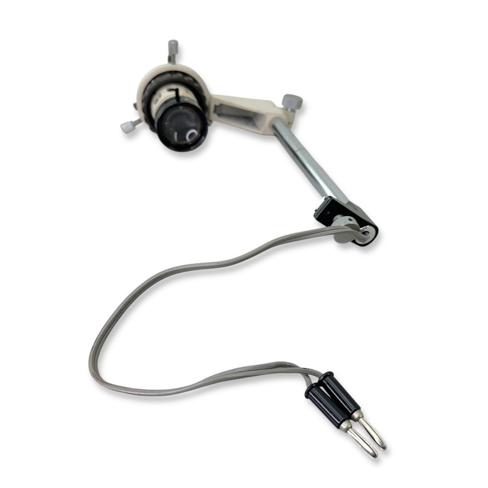 Vintage Leitz Zeiss Style Microscope Illuminator Light Head w/ Adjustable Mount