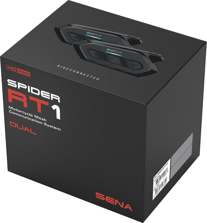 Sena Spider RT Mesh Intercom Headset - Dual Pack Motorcycle SPIDER-RT1-01D