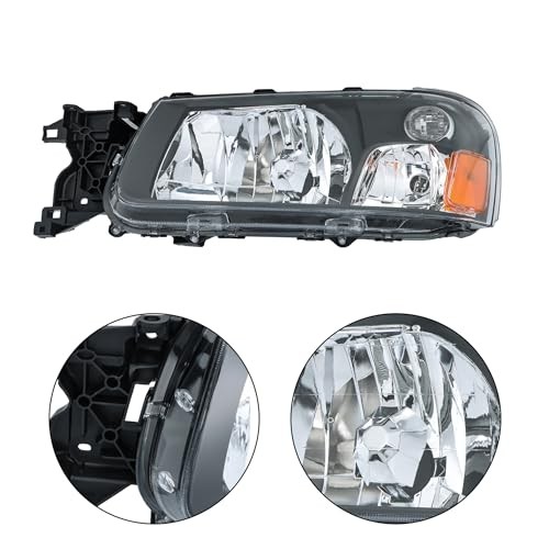 Headlight Headlamp Assembly Driver and Passenger Side Replacement for Forester