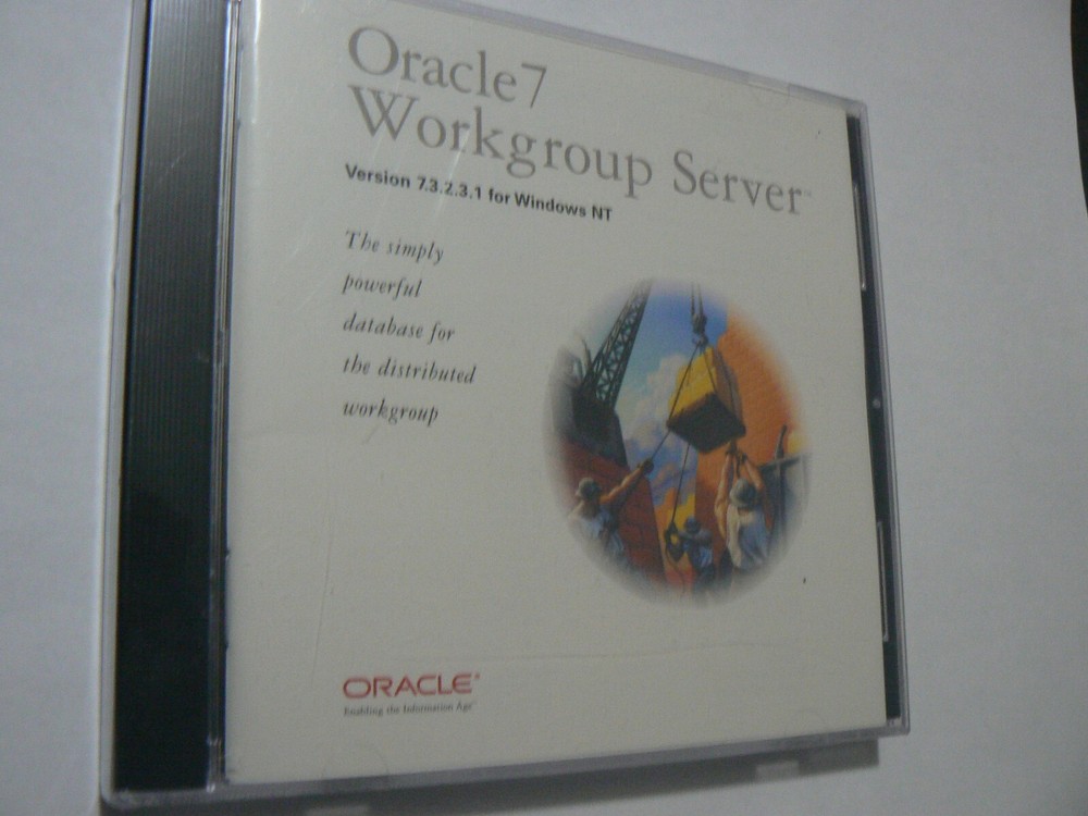 Oracle7 Workgroup Server Release 7.3 for MS Windows NT 4.0 Ready sealed CD only