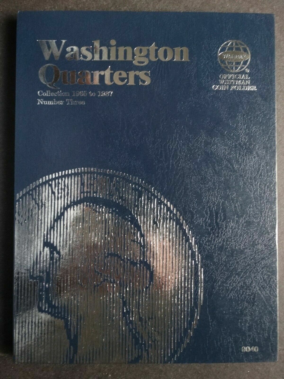 Set of 4 - Whitman Washington Quarters Coin Folders Number 1-4 1932-1998 Book
