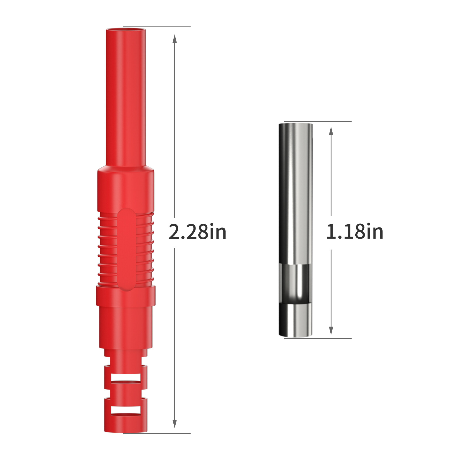 4mm Banana Female Jack Socket Insulated Safety Shrouded Solder DIY Connectors