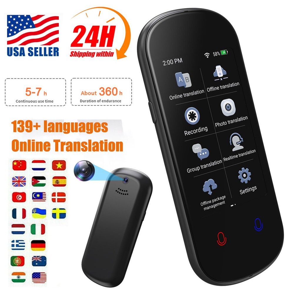 139 Language Translator Device Languages Two-Way Real-Time Language Translator