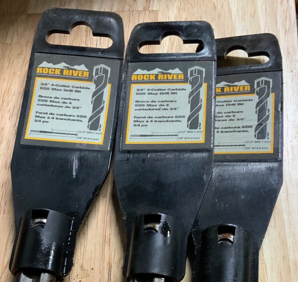 3/4  Rock river hammerDrill drill bits