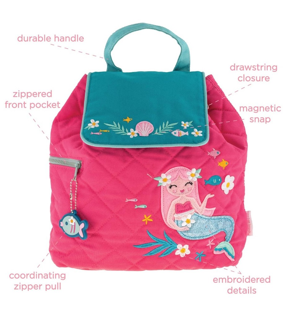 Stephen Joseph Boys' Train, One Size Quilted Backpack