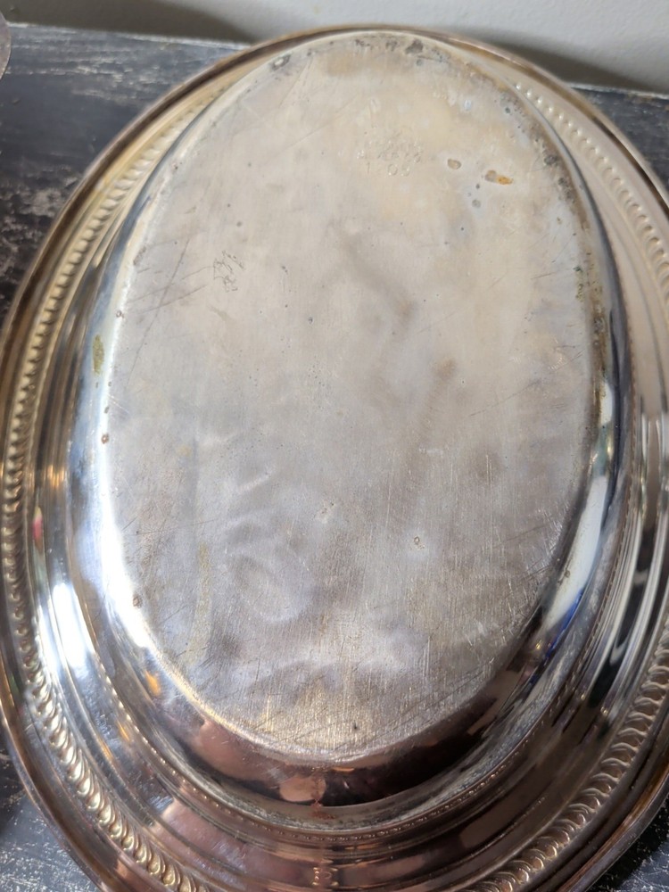Vintage Silverplate Oval Shape Trays