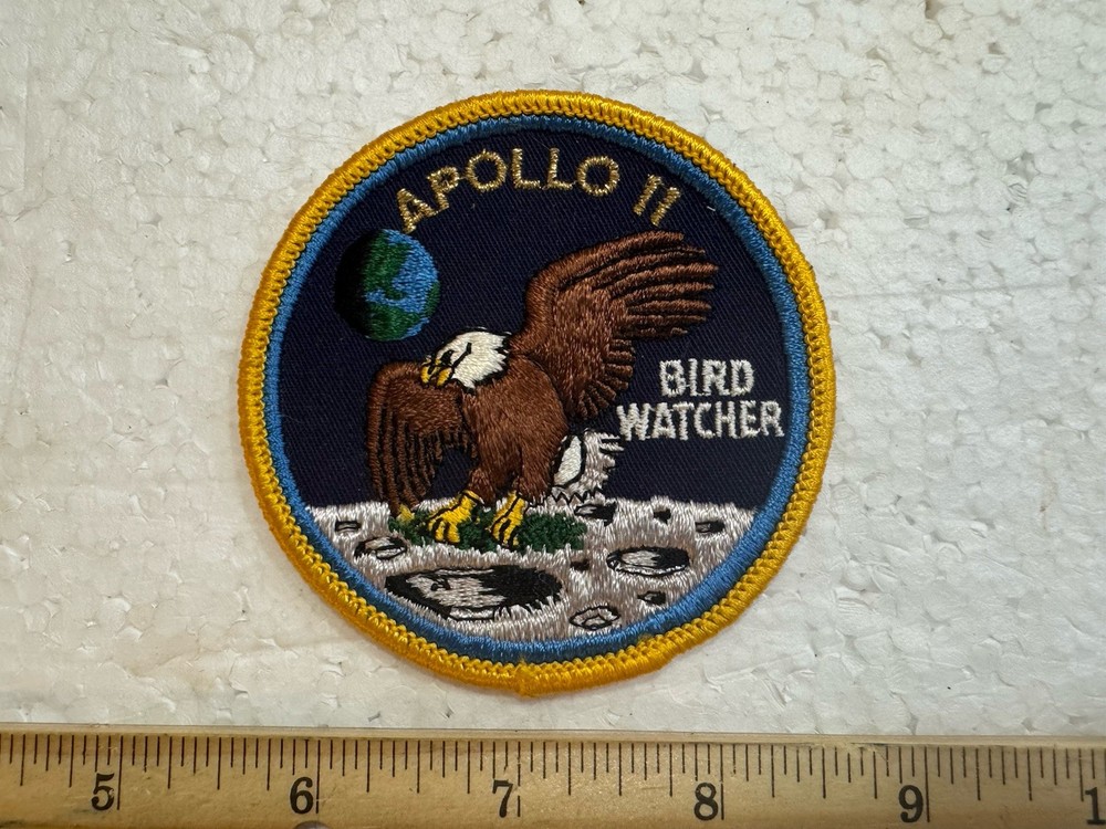 Vintage NASA Patch- Apollo 11 Bird Watcher