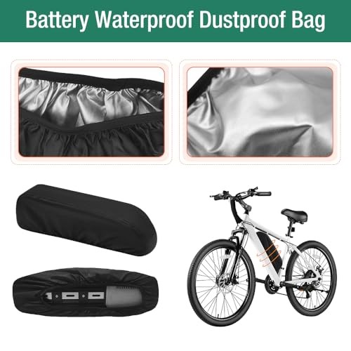 2Pack Waterproof Battery Bag for Rectangular Batteries