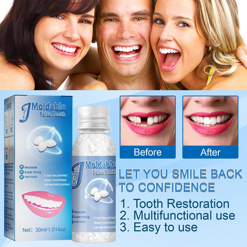 Resin False Teeth Solid Glue Temporary Tooth Repair Set Teeth And Gap Adhesive