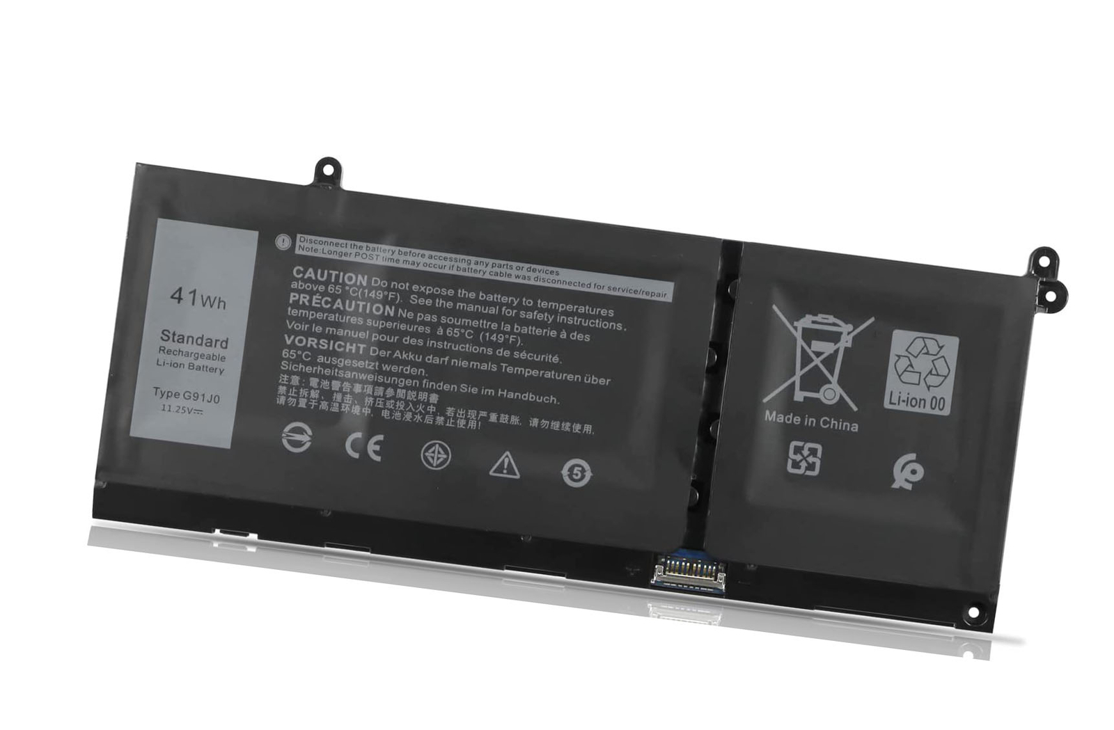 41Wh G91J0 Battery for Dell Latitude 3320 3330 3420 3520 Inspiron 0XDY9K TN70C