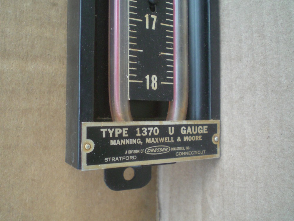 Aschcroft 36” U Type Mano Meter Type 1370