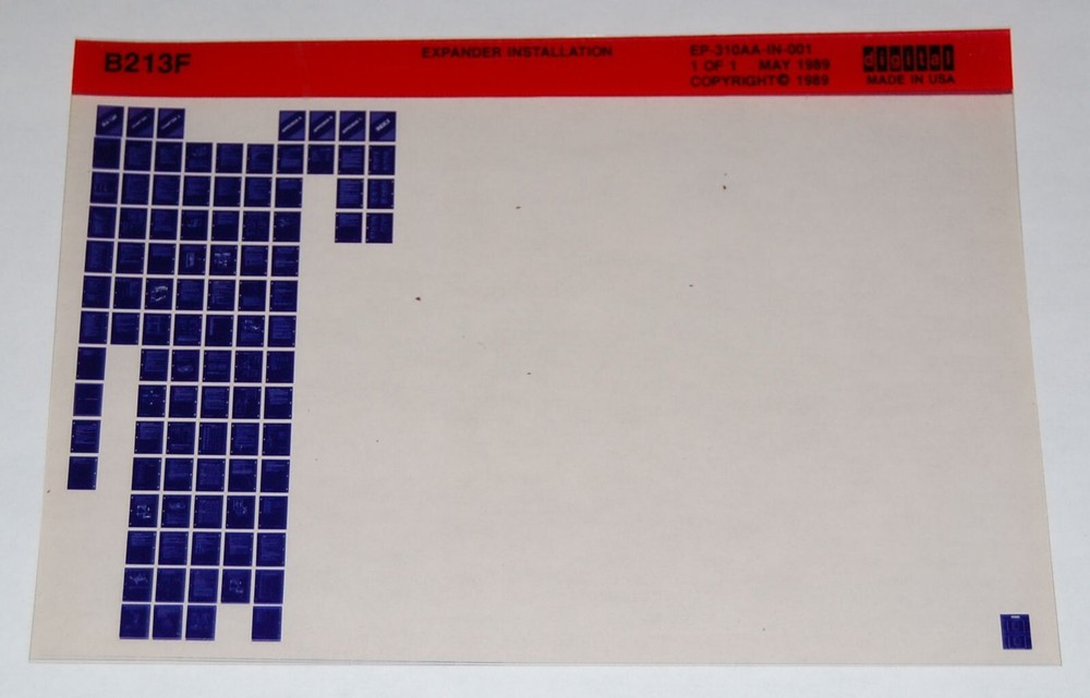 DEC B213F Expander Installation Manual, Microfiche
