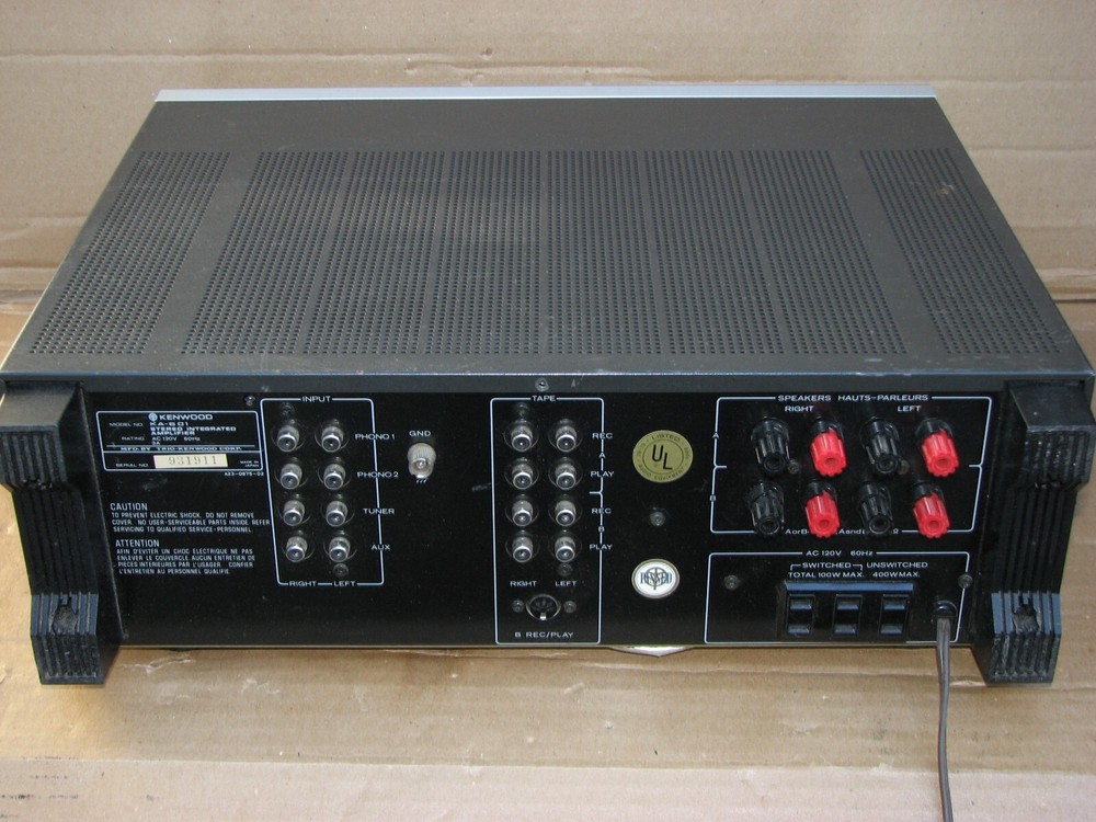 Kenwood KA601 amplifier