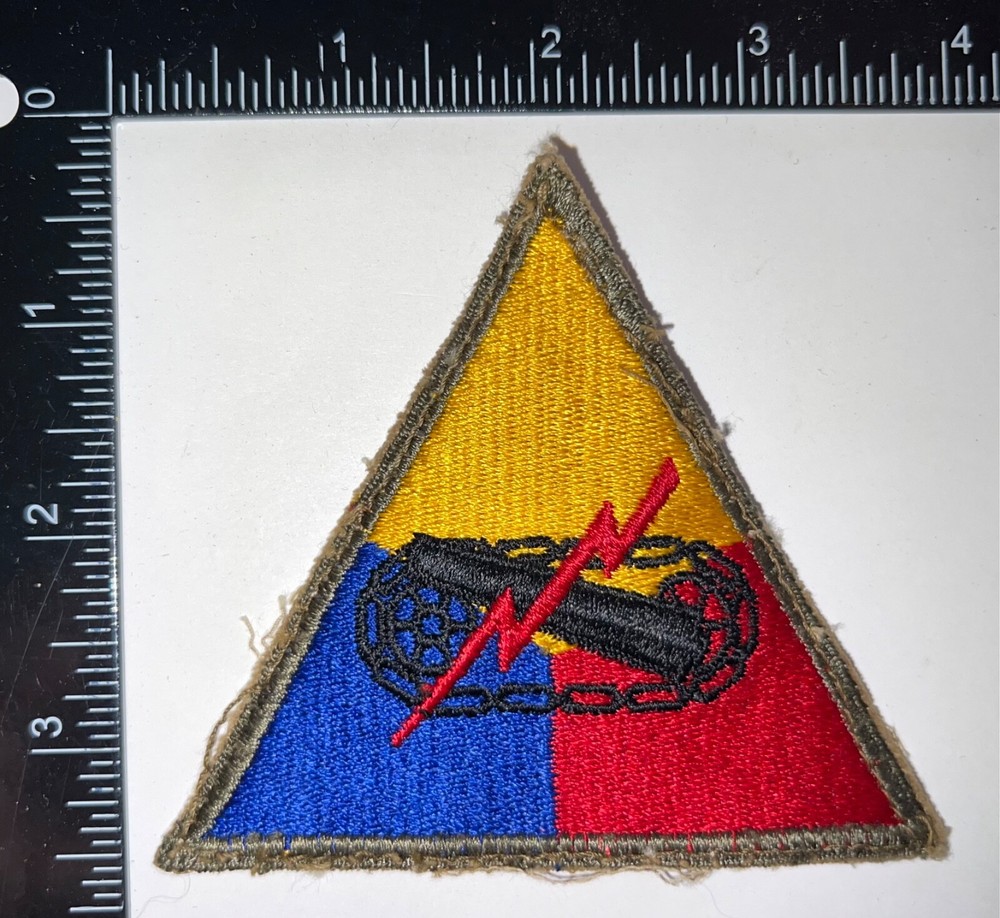 WWII US Army Armored Armor Forces Tank Patch