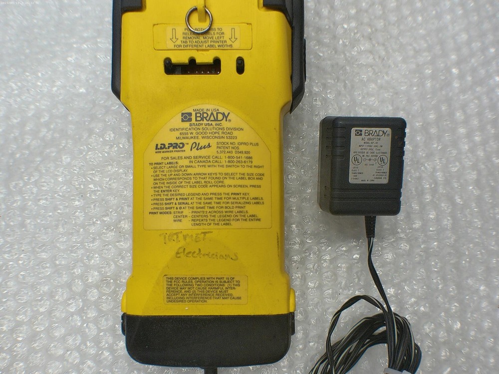 BRADY I.D PRO PLUS PRINTER UNMP