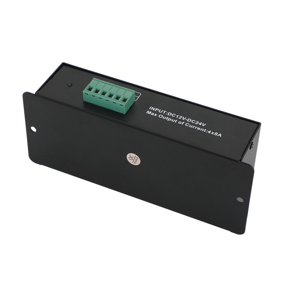 LED RGBW Controller 4x8A Decoder With Digital Display 4 Channel DMX512-4CH