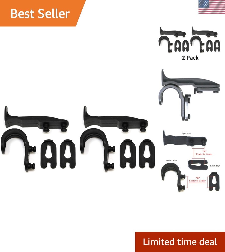 Simple Installation Plastic Latch Repair Kit 2-Pack for Metal Mailbox Security