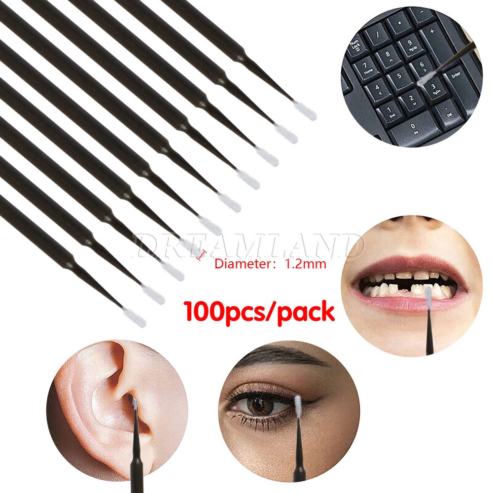 Dental Microbrush Micro Brush Applicator Tips (Regular, Fine, Super Fine) 100PCS