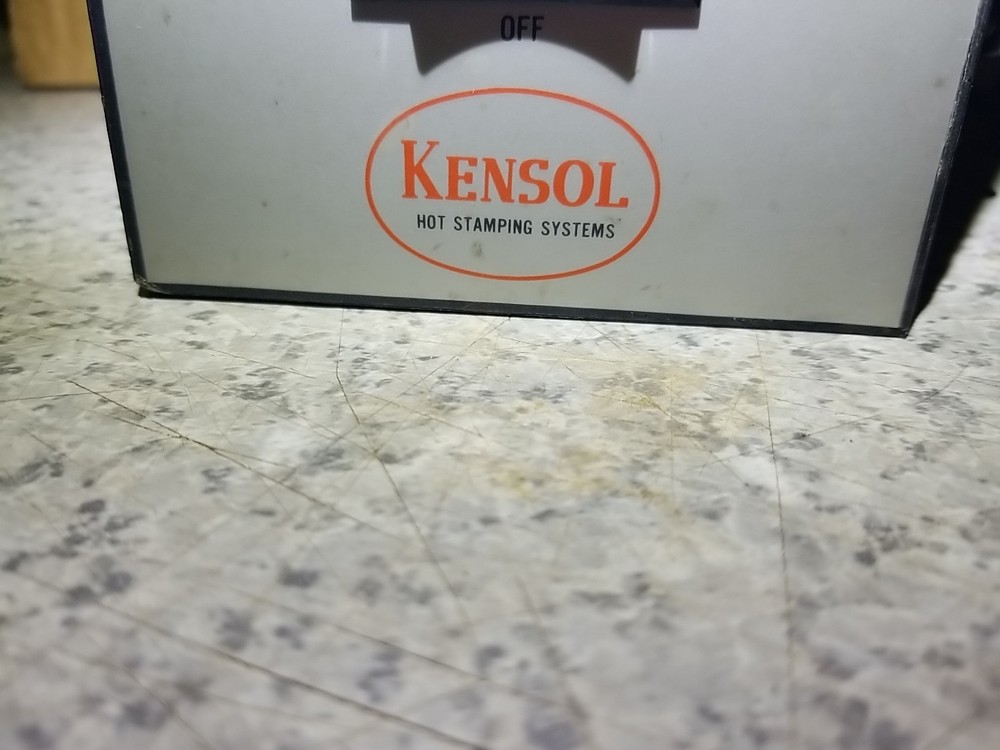 Kensol 46T Microprocessor Temp Timer Control Hot Stamp Foil Press