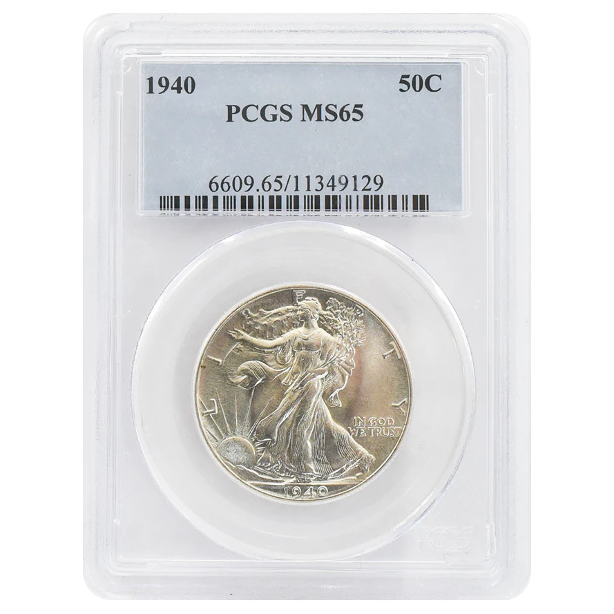 1940 Walking Liberty Half Dollar MS65 PCGS