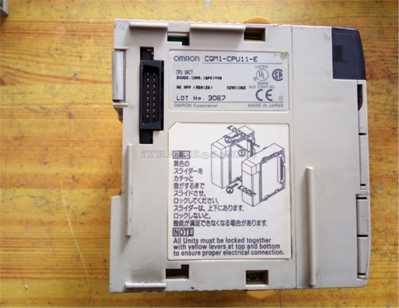 Omron CQM1-CPU11-E Plc Cpu Unit Tested Used hi