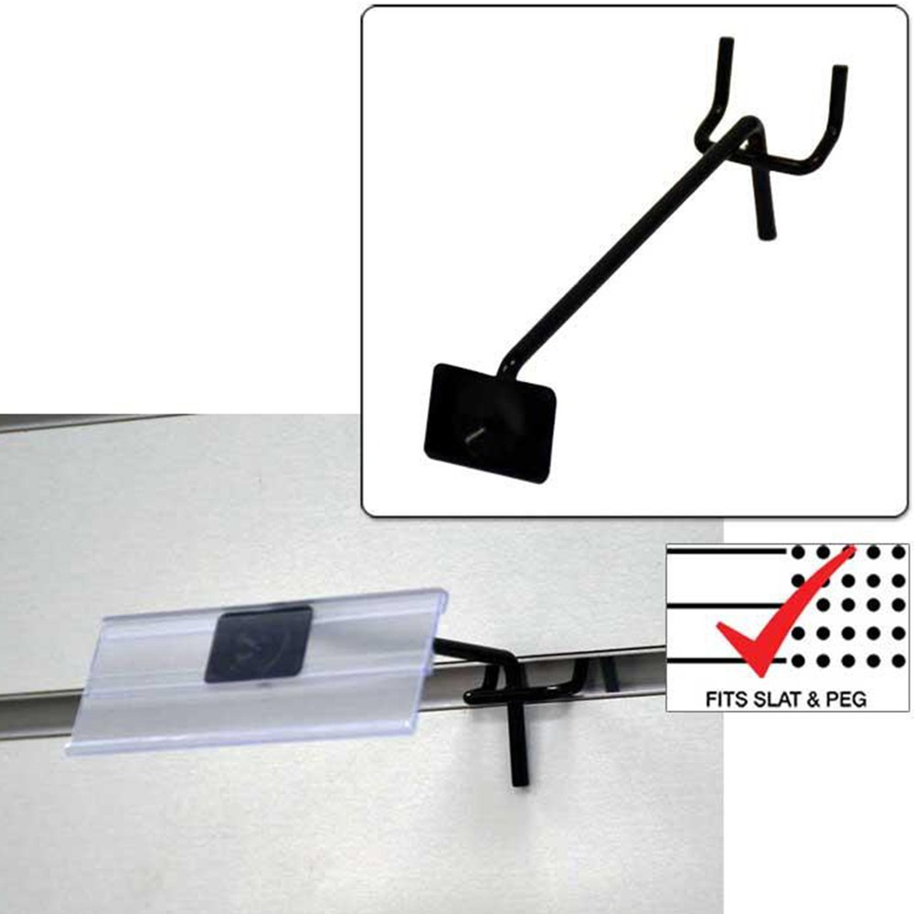 D'Luca 6" Pegboard / Slatwall Scanner Hook
