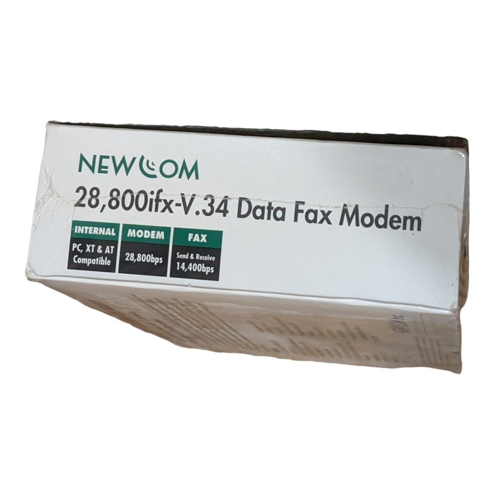 NEWCOM INTERNAL 28,800 ifx-V3.34 DATA / FAX MODEM (NIB) SEND & RECEIVE DATA
