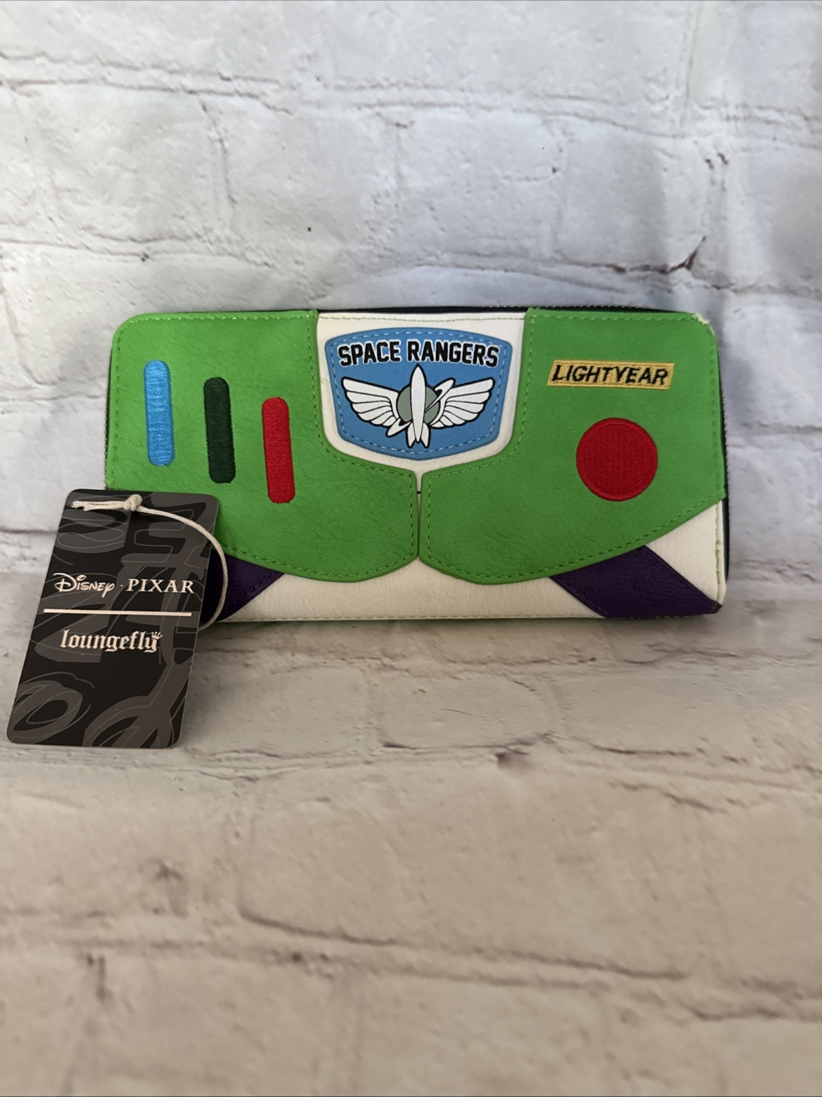 Loungefly Buzz Lightyear Wallet Long Zip Around Toy Story Aliens